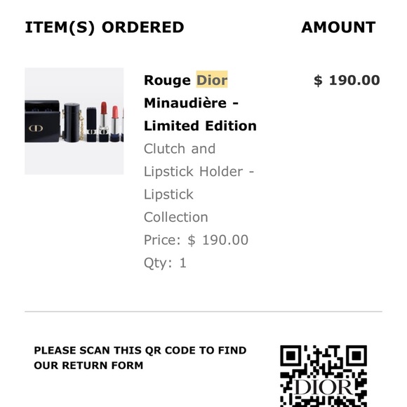 3 brand new Dior lipsticks from the Rouge Dior Miniaudiere set - Picture 3 of 3